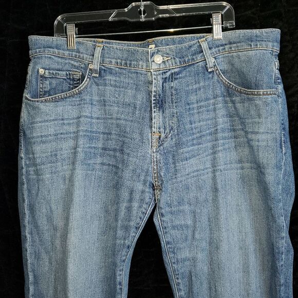 7 FOR ALL MANKIND Medium Wash Mens 38 Denim Jeans - Picture 3 of 7
